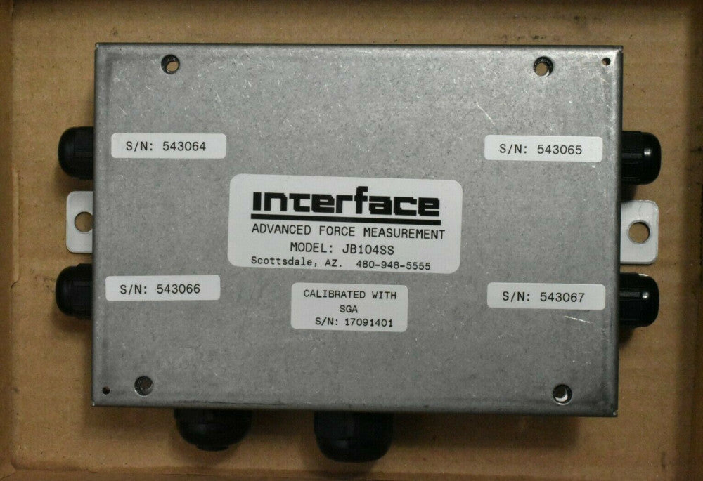 Interface JB104SS 4-Channel Stainless Steel Junction Box