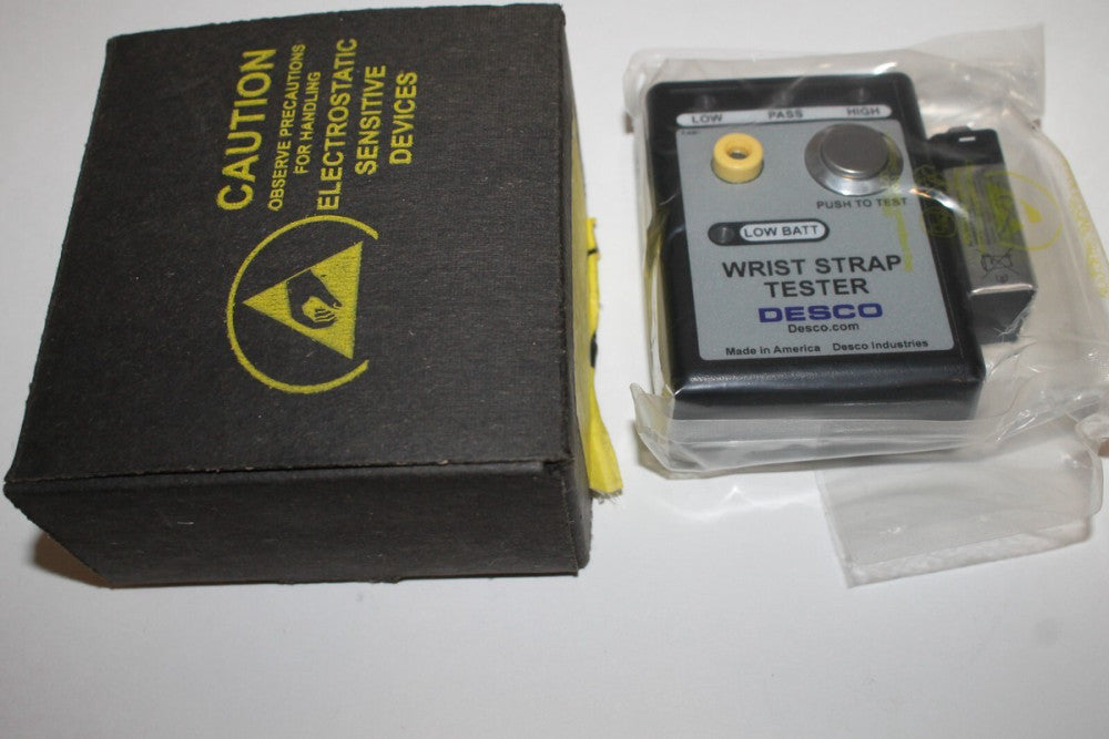 Desco 19240 - Portable Wrist Strap Tester (Battery-Powered) NEW!