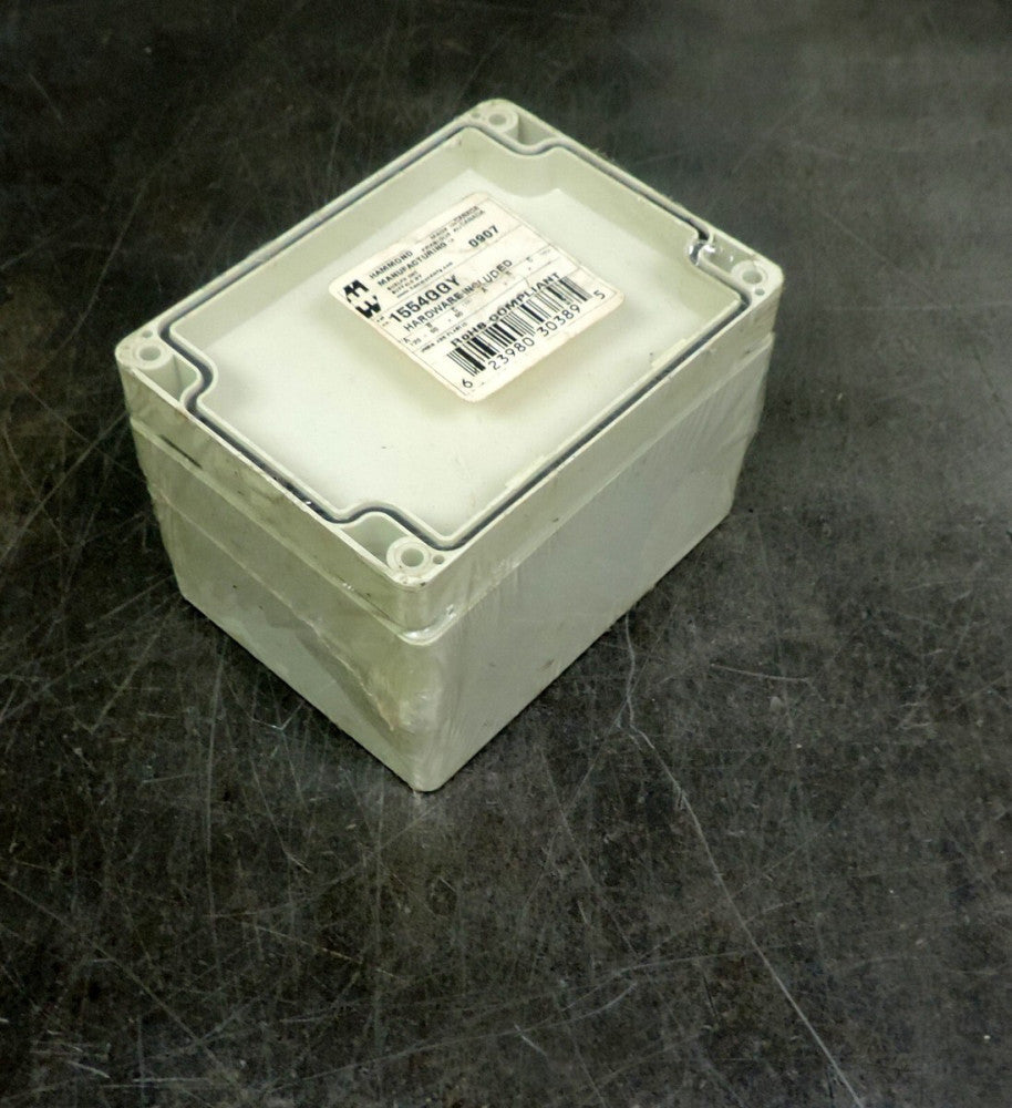 Hammond Manufacturing 1554GGY ABS Enclosure 4-3/4" L X 3-1/2 W X 3-1/4" H