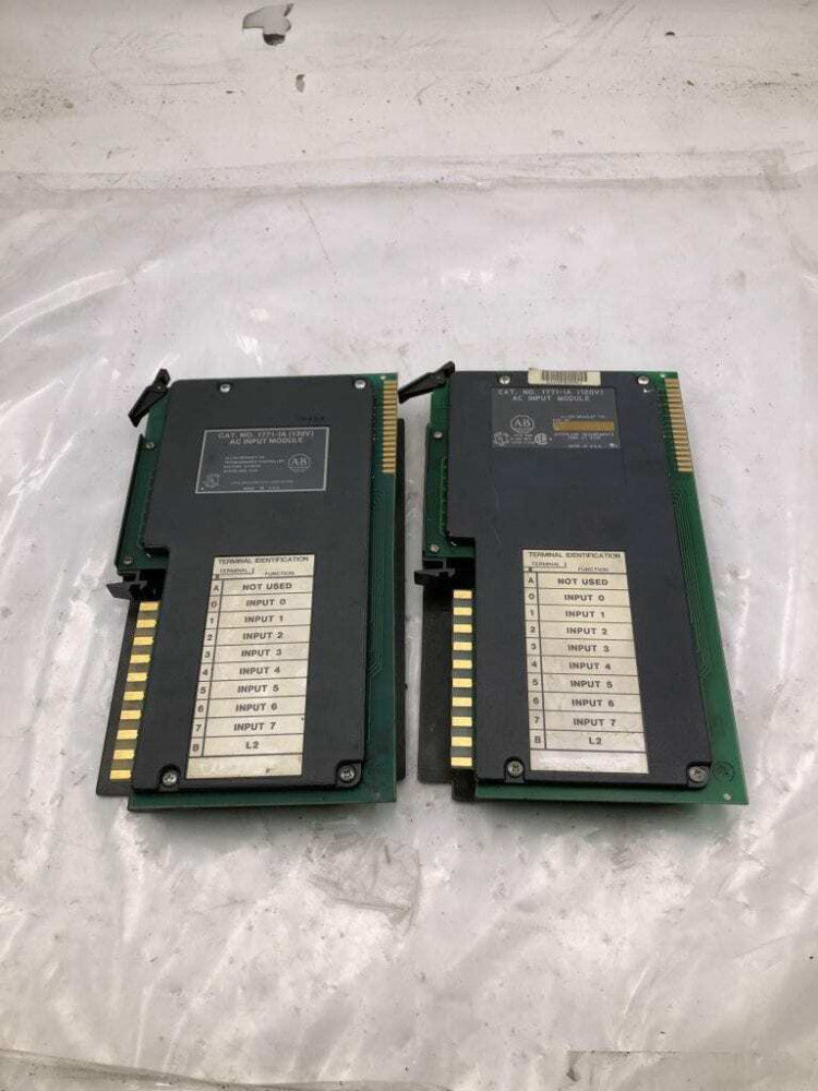 Allen Bradley 1771-IA PLC5 Input Module 120 vac Lot of 2 1771IA