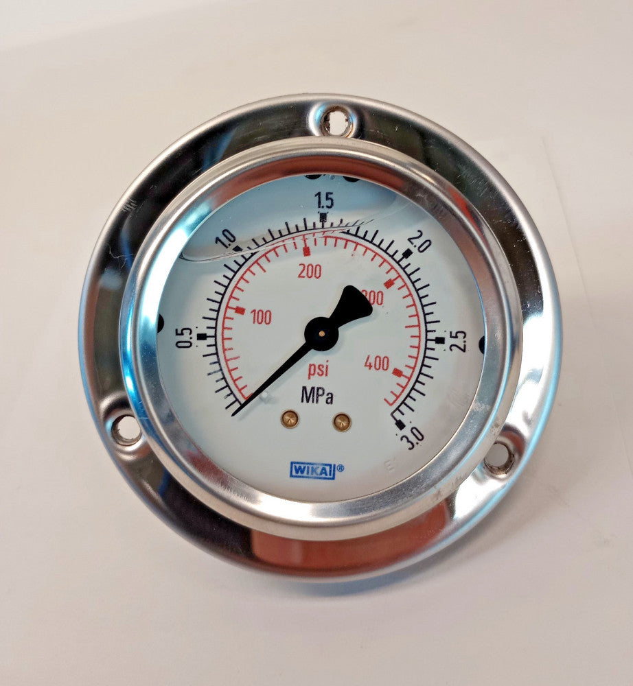 Wika 213.53-C-EG430P-NB-AFZZ Used Pressure Gauge 2.5 Liquid Filled 0-3.0MPa/450