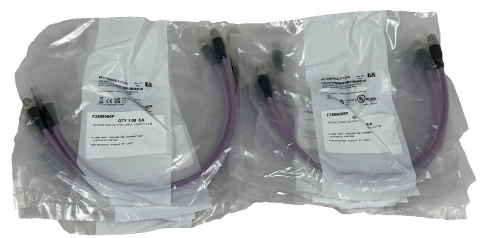 LOT OF 14 NEW B&R 8F1CB00X5.31110-0 ACOPOStrak ISC+PLK CABLES 0.5M REV. C0