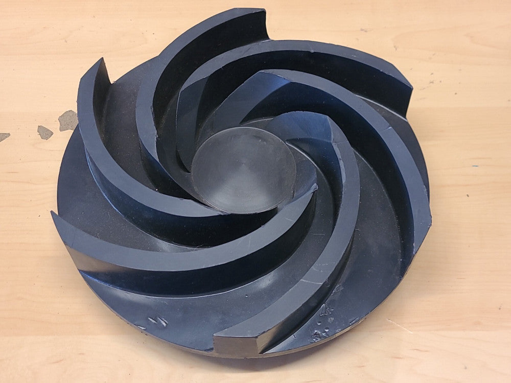 Kynar Pump Impeller 19942-80-K1  9-3/8" 6 Vane