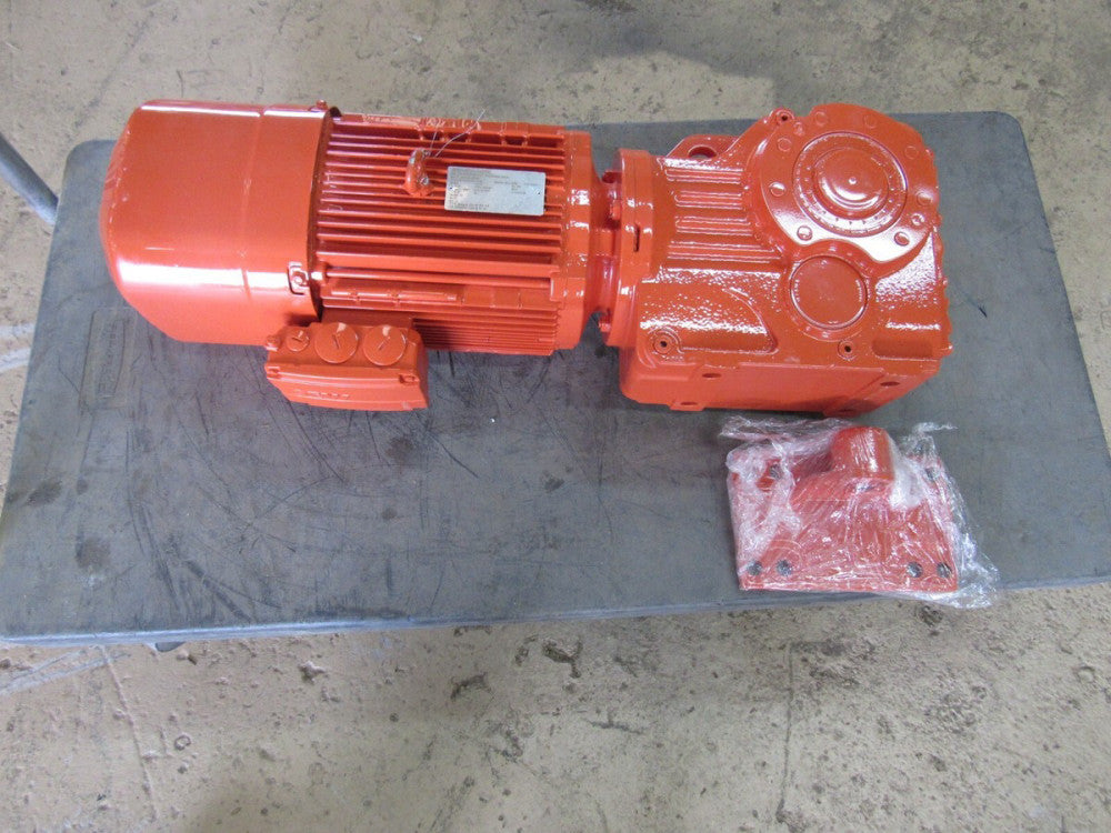 SEW-EURODRIVE KA77/T DRN112M4/BE5HR 4KW 277/480V MOTOR/GEARHEAD NEW NO BOX !!