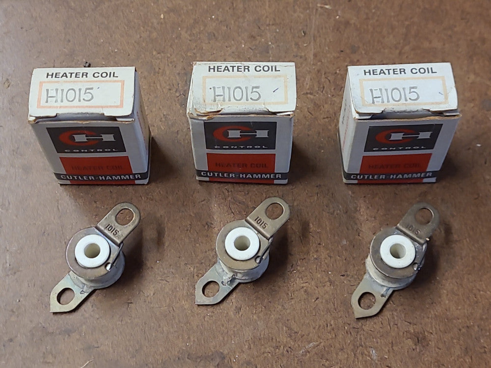 Lot Of 3 Cutler Hammer H1015 Heater Coils