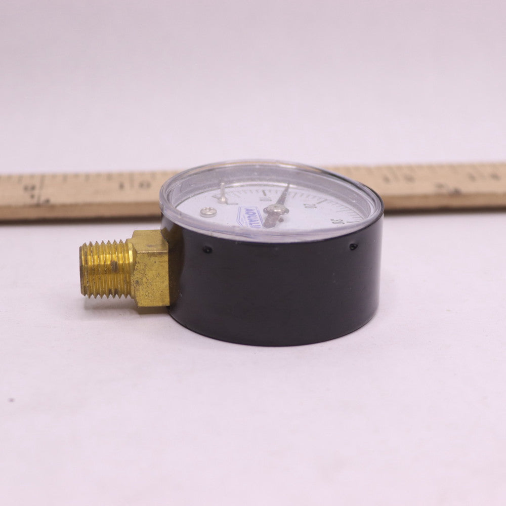 Aqualine Dry Pressure Gauge Connection 60 PSI 1/4" MPT 