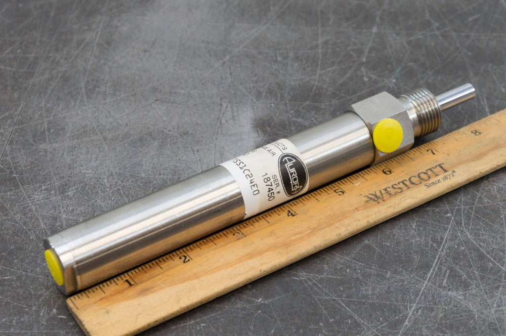 Aurora 07SS1C24E0 187450 Pneumatic Air Cylinder Actuator 3/4" Bore 3" Stroke