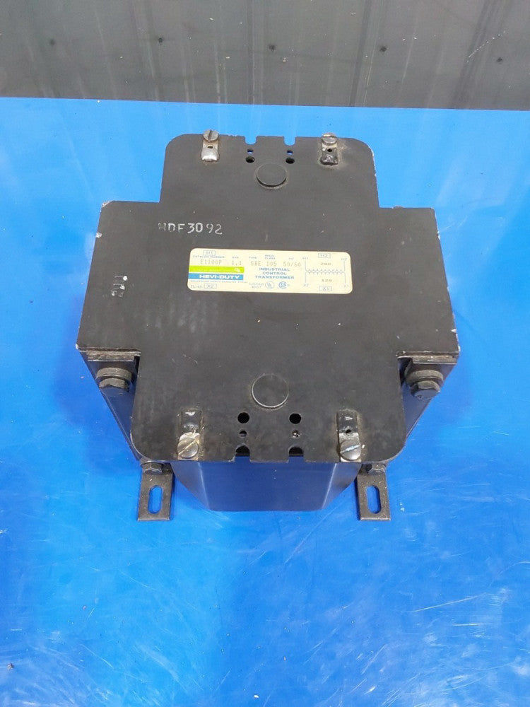 HEVI-DUTY E1100P INDUSTRIAL CONTROL TRANSFORMER TYPE SBE 50/60HZ