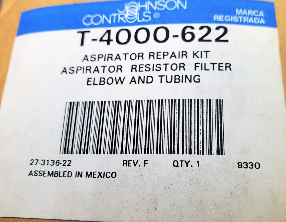 Johnson Controls T-4000-622 Aspirator Kit For T-4000-110 [B5B3]