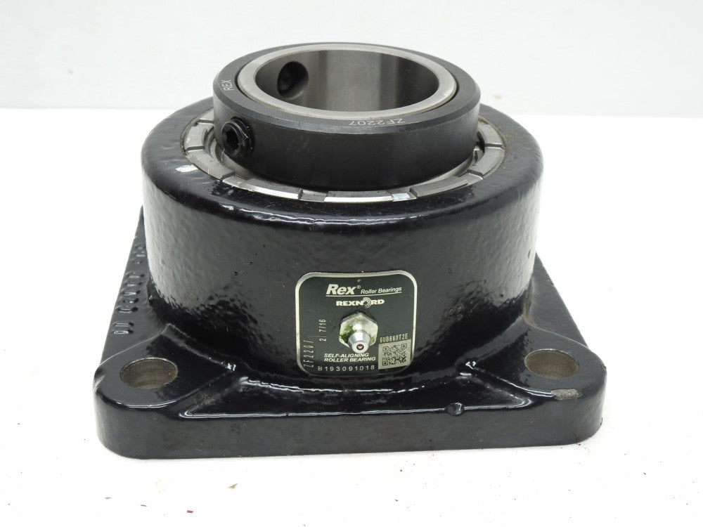Rexnord ZF2207 Four-Bolt Square Roller Bearing Unit 2-7/16 in - NOB NEW!