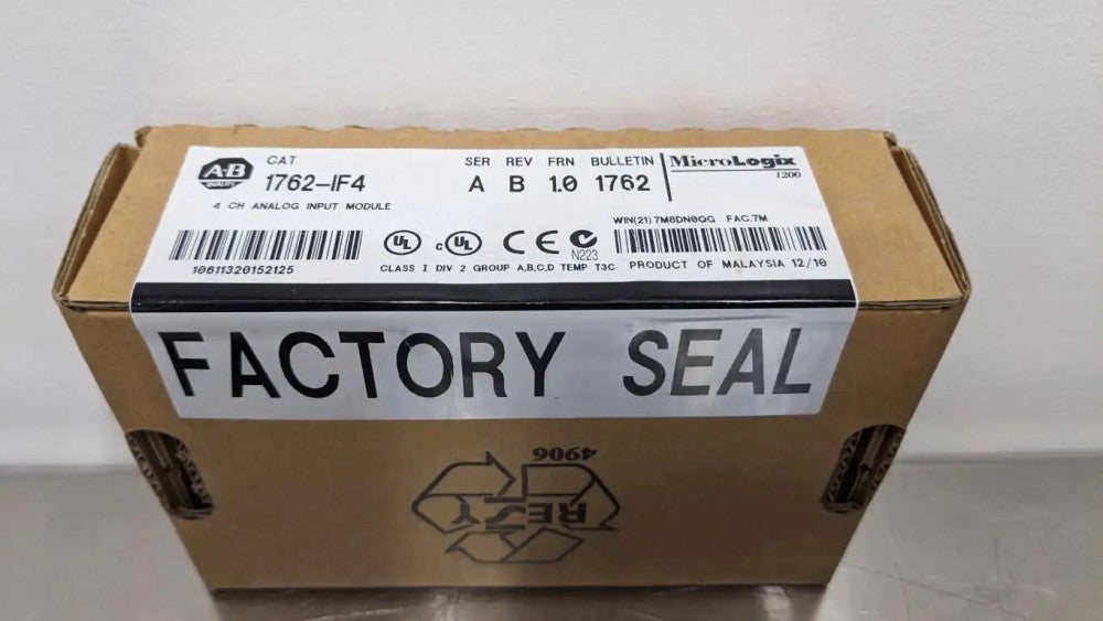 Allen-Bradley 1762-IF4 Analog Input Module Ser A Rev B 4 Channel MicroLogix 1200