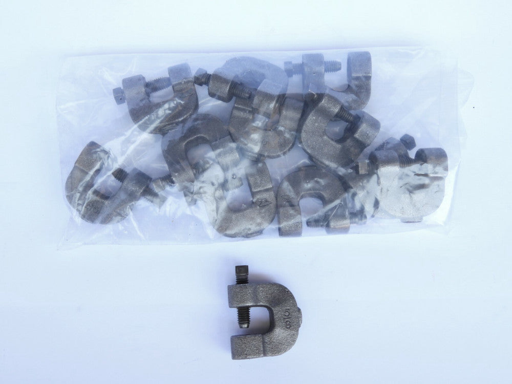 Lot of 12, 5/8" Beam Clamp New