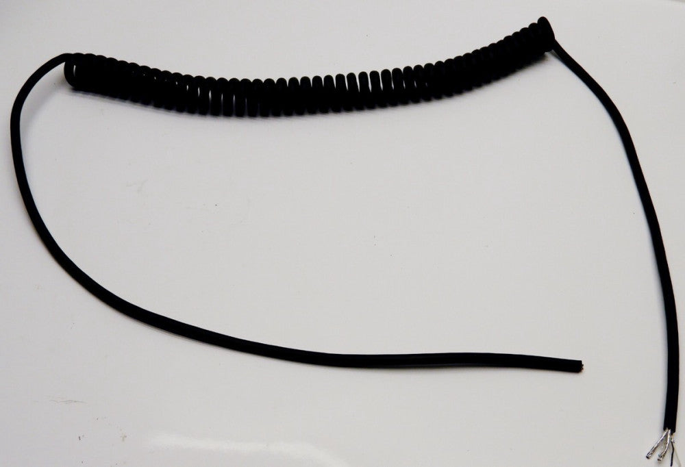 Coiled Cable 6 Conductor (3x 2-Pair Sheilded) 54" 14ft Extended 3/PR 26 AWG