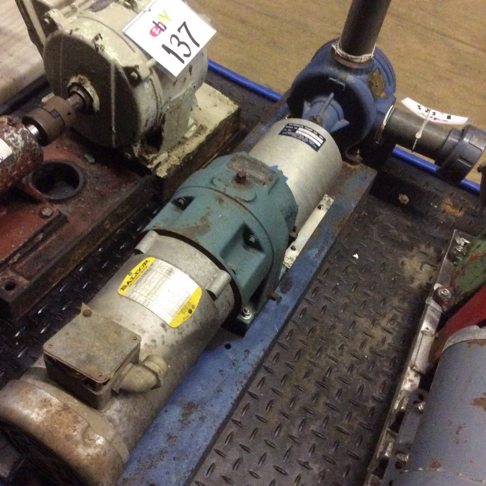 TRI-ROTOR PUMP MODEL 40A W/ .75HP MOTOR & 5:1 SPEED REDUCER