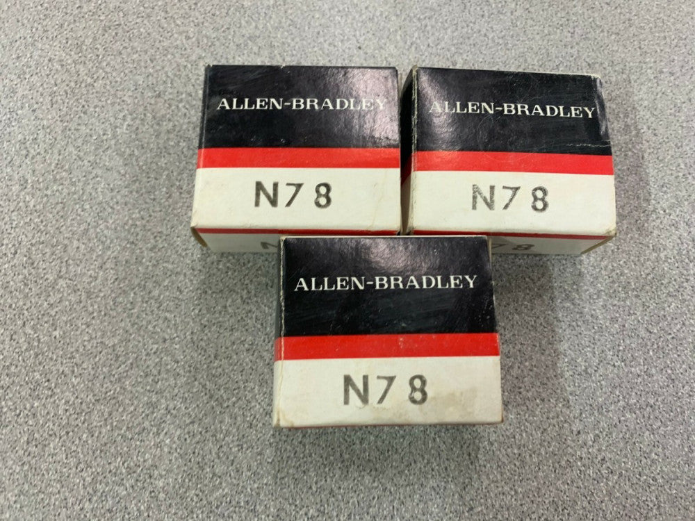 LOT OF 3 NEW IN BOX ALLEN BRADLEY HEATER ELEMENT N78