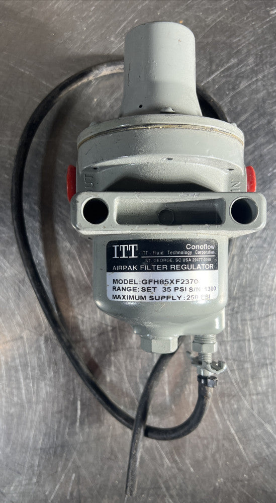 Nos Surplus ITT GFH85XF2370 SPGB/NPP/31638 AIRPAX FILTER REGULATOR