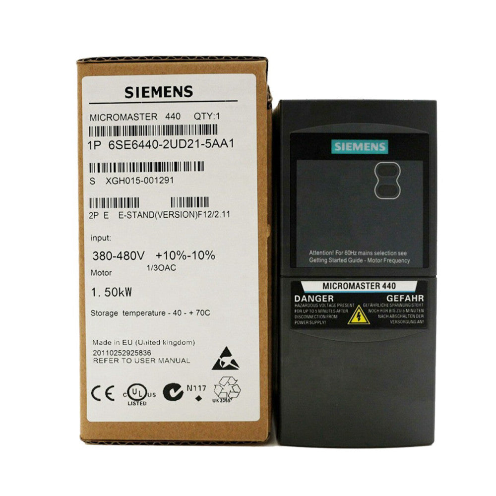 New In Box Siemens 6SE6440-2UD21-5AA1 380V 1.5KW Inverter Drive