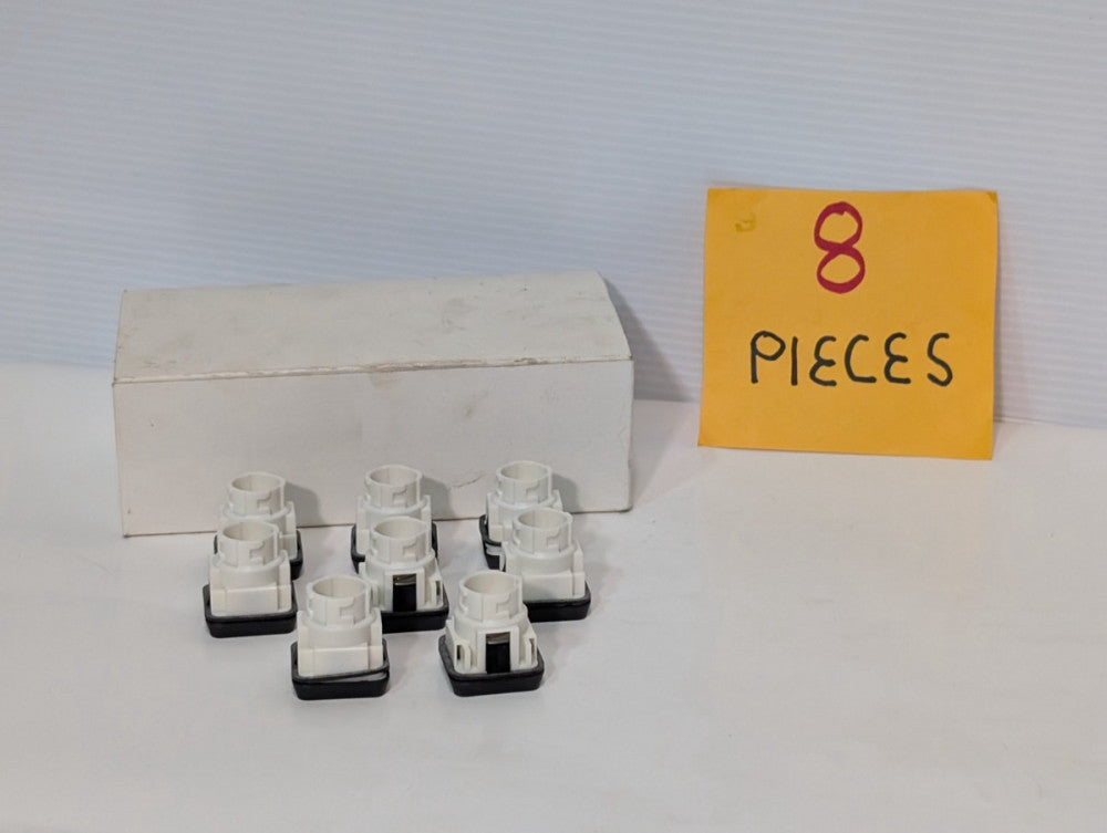 Lot of 8 RAFI RAFIX Pushbutton Switch Components 1.30.502.121/0000 F32H As Shown