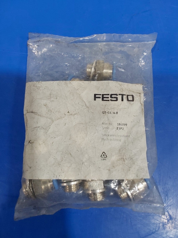 Festo QS-G1/4-8 Fitting (Lot of 10)