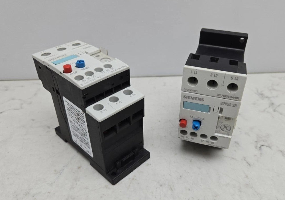2 Pack Siemens 3RU1126-1EB0 Overload Relay 2.8-4.0A For Motor Protection Size S0