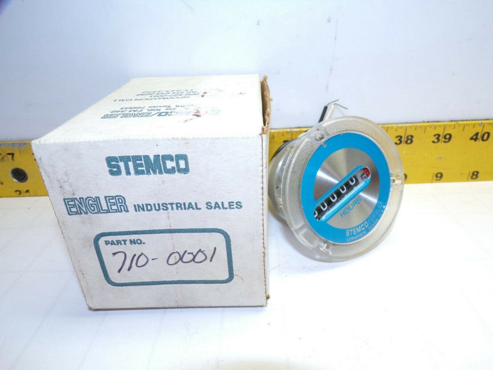 NEW STEMCO HOUR TIMER 120 VAC 2-3/4" FACE  710-001
