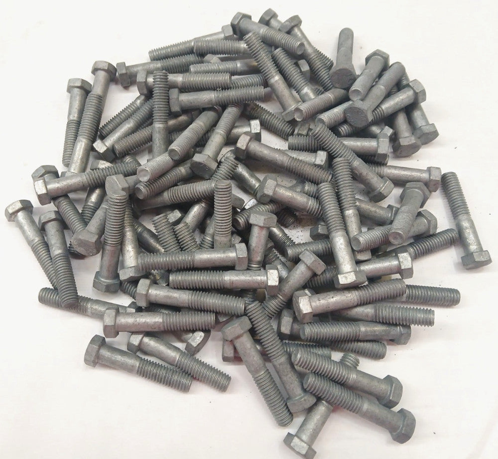 HEX CAP SCREWS 3/8 -16 X  2" NC GALVANIZED   LOT OF 96