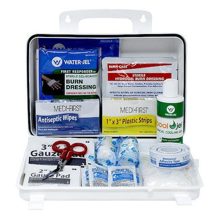 Medi-First 89611 Burn Care Kit, Plastic 138 Components, 2 People Served