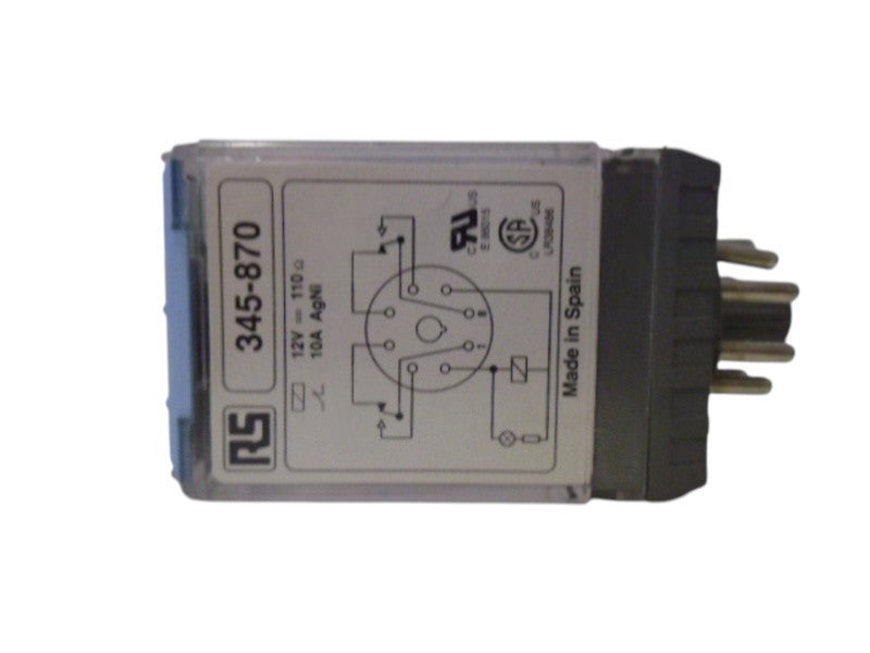 RS 345-870 RELAY DC12V UNMP