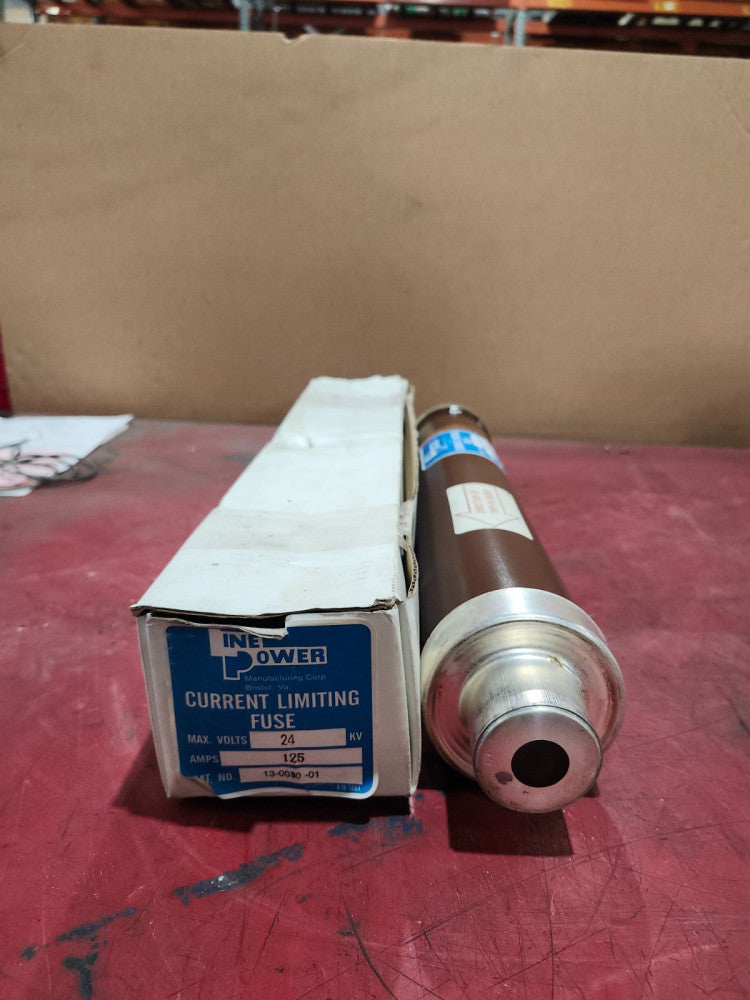 NEW IN BOX LINE POWER FUSE CURRENT LIMITING 160AMP 24KV 13-0030-01