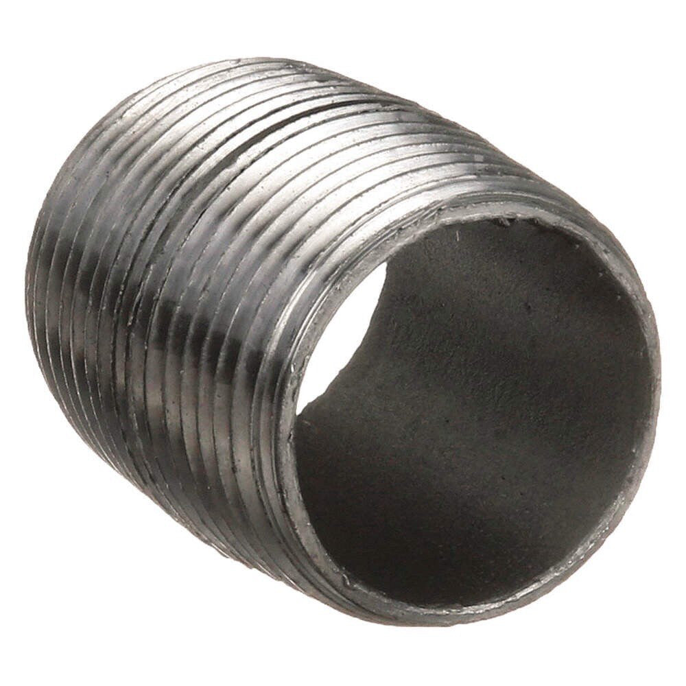 5P667 3/4" X CLOSE Black Steel Pipe Nipple, Fitting, MNPT (12 Pack)