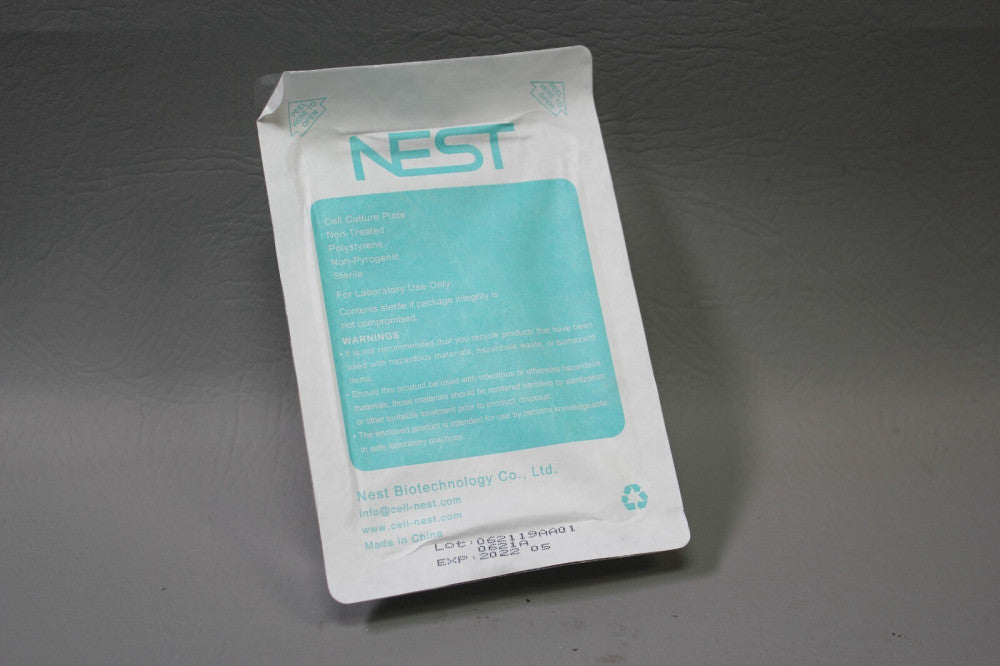 NEW NEST 48 WELL CELL CULTURE PLATE FLAT BOTTOM POLYSTYRENE 50 PCS 748011