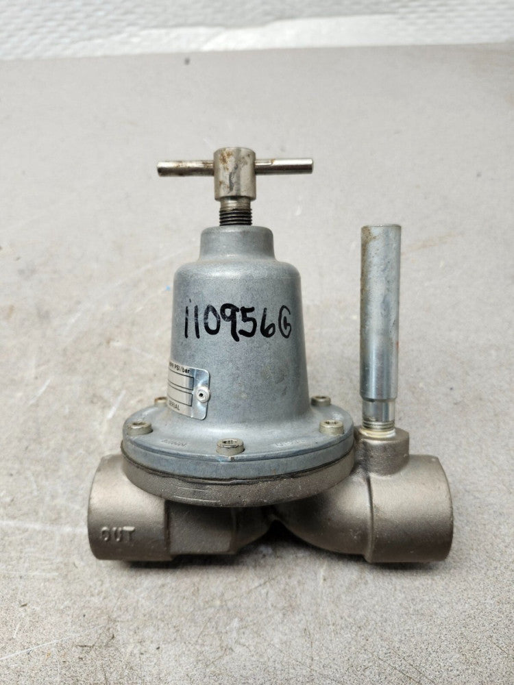 USED GRACO PRESSURE VALVE MAX 300PSI REG 180PSI MSIING PRESSURE GAUGE 206-019