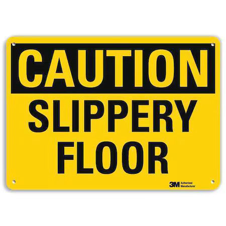 Lyle U4-1667-Ra_10X7 Safety Sign, 7 In Height, 10 In Width, Aluminum, Vertical