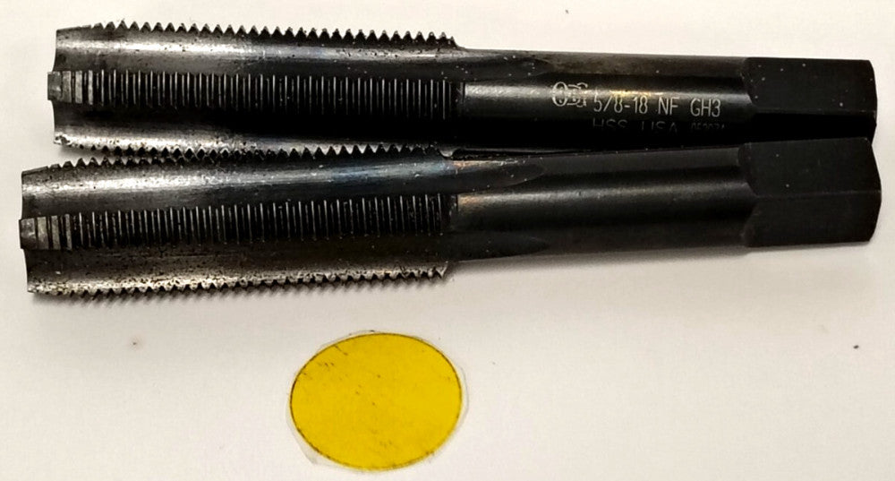 OSG 5/8"-18 BOTTOMING TAP NF GH3 HSS ****LOT OF 2****