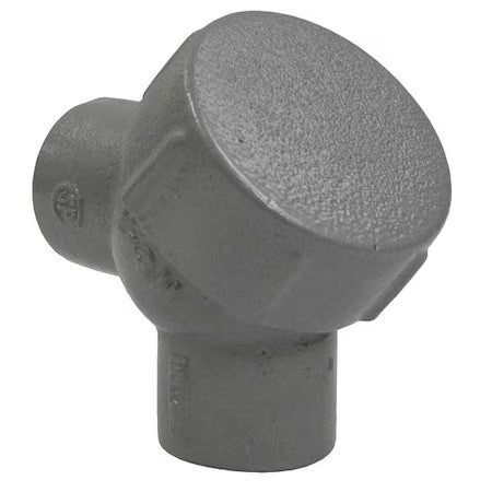 Hubbell Killark Y-2M Imc Elbow, 3/4 In, Threaded, Iron, Powder Coated, Gray