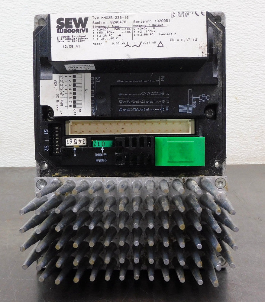 Sew Eurodrive MM03B-233-16 Movimot Control Module 0.37kW 240V