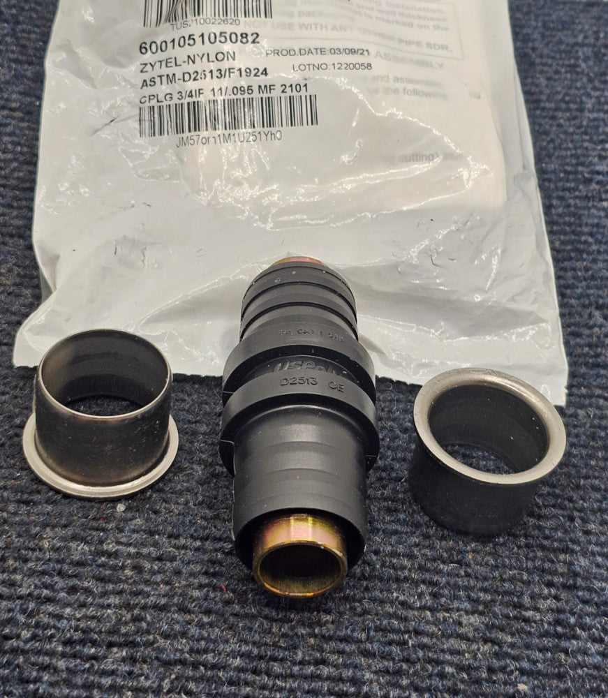 (QTY 5) JM Eagle 600105105082: Mechanical Fitting Coupling 3/4" IP 11/.095 Wall