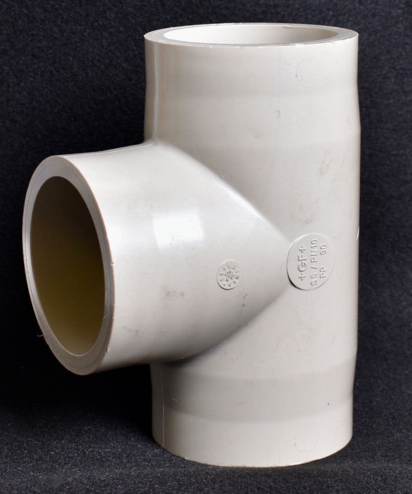 Georg Fischer 90mm 3" Tee MET Butt Fusion d90 S5/PN10 PP 90  727.208.513