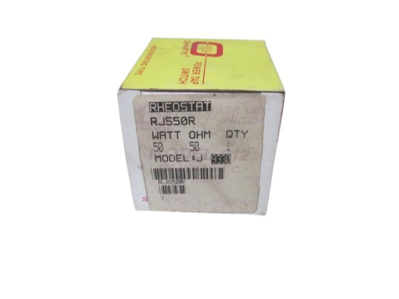 OHMITE RJS50R 50 OHM MODEL J RHEOSTAT NSMP