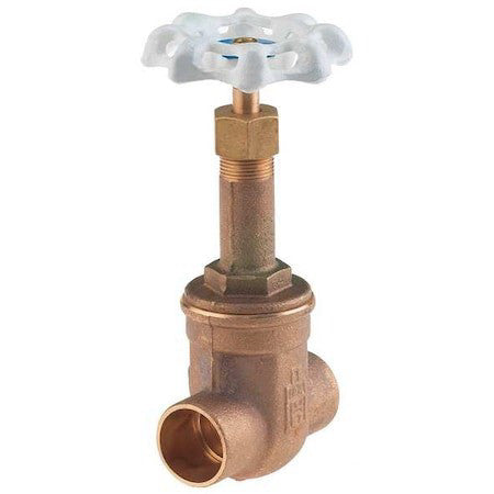 Milwaukee Valve Up149 1 Gate Valve,1 In.,Solder,Bronze