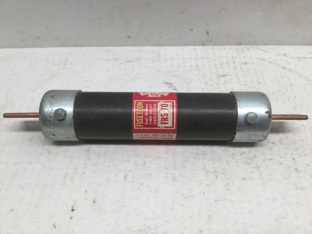 Bussmann FRS 70 FUSETRON Dual Element Time Delay Fuse 70A, 600V Buss