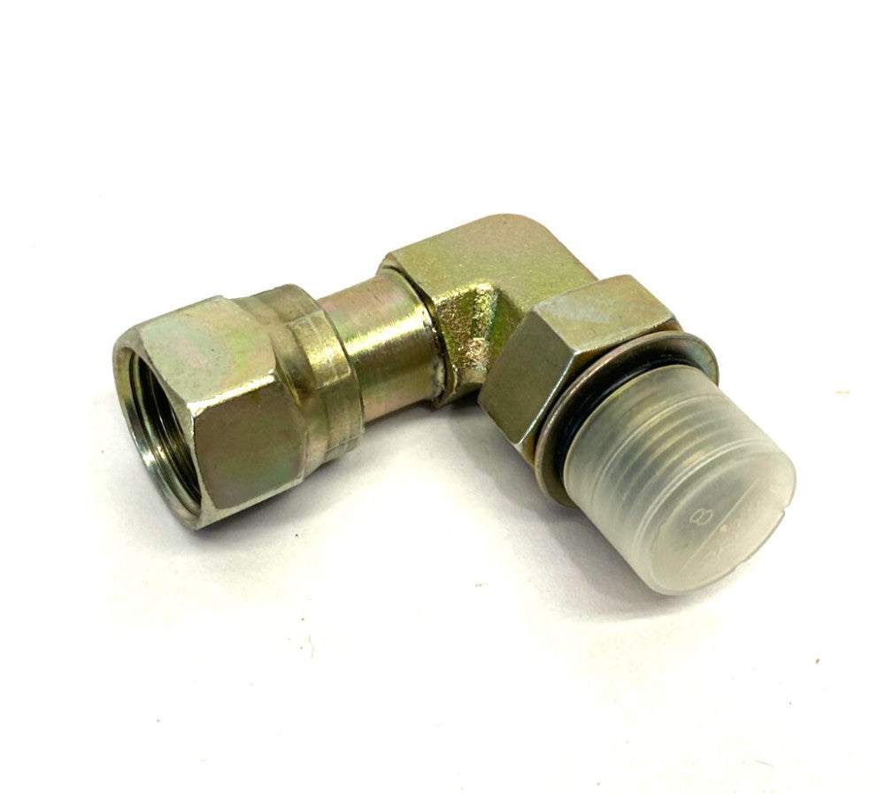 Parker 8 AOEL6-S Seal-Lok ORFS 90° Swivel Elbow Fitting 1/2" to 3/4"-16 UNF