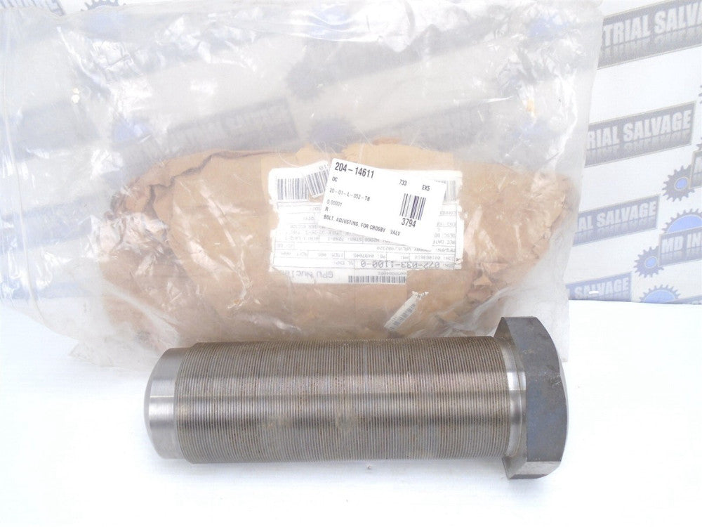 CROSBY - 082320 - 6 x 18 ADJUSTING BOLT for VALVE STYLE JO-26-3 Type E - (NEW)