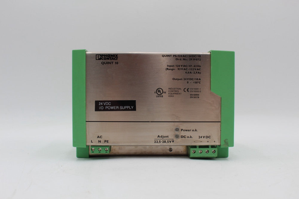 Phoenix Contact 78-104-4300 QUINT-PS-120AC/24DC/10 Power Supply