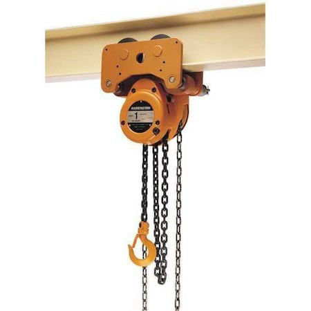 Harrington G-Nth020-10 Hoist/Trolley, 4000Lb, 10Ftlift