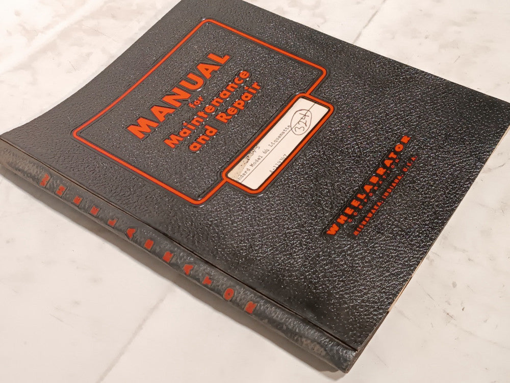 Wheelabrator A119347 Standard Model 64 Liquamatte Maintenance & Repair Manual
