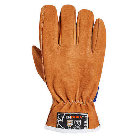 Superior Glove 378Cxgob-S Leather Drivers Gloves, Shirred Slip-On Cuff,