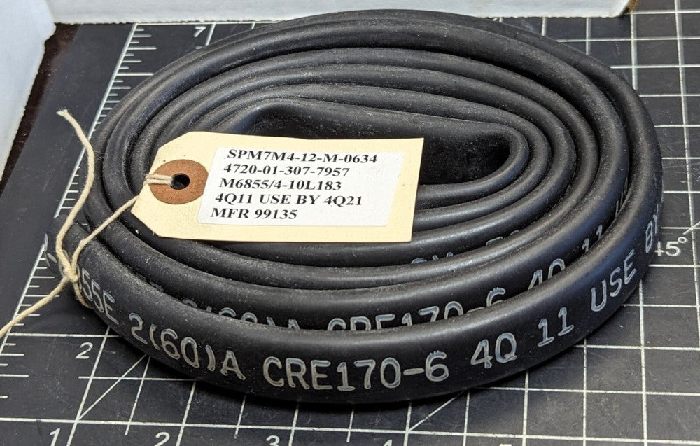 72” CRE 170-6 Wire Cable Jacket Tubing Organizer Sleeve Neoprene ½” ID [A3S3]