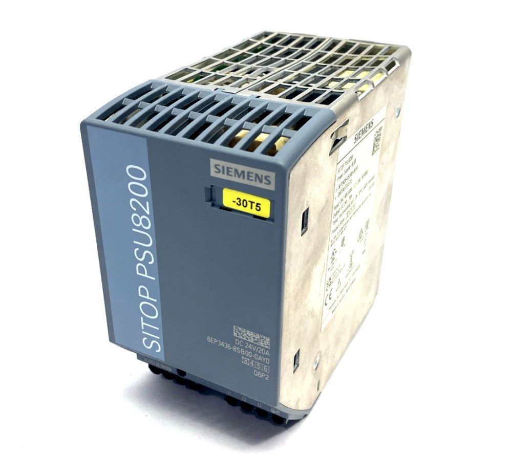 Siemens 6EP3436-8SB00-0AY0 SITOP PSU8200 24V 20A Power Supply 400-500V 3AC