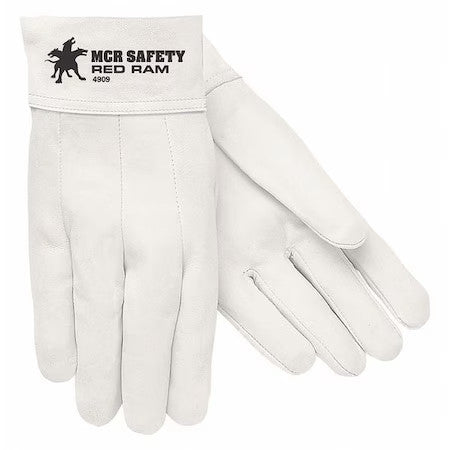 Mcr Safety 4910 Red Ram Welding Gloves, Straight Cuff, Straight Thumb, Premium